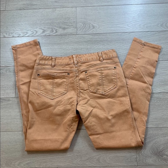Free People Orange Skinny Leg Jeans - Picture 5 of 12